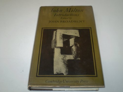 Beispielbild fr John Milton: Introduction. zum Verkauf von Plurabelle Books Ltd