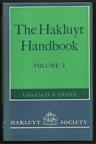 Beispielbild fr Hakluyt Handbook (Hakluyt Society, Second Series - Nos. 144 & 5) 2 volume set zum Verkauf von Powell's Bookstores Chicago, ABAA