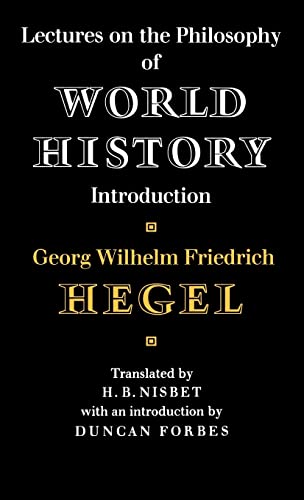 9780521205665: Lectures on the Philosophy of World History