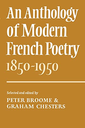 9780521209298: An Anthology of Modern French Poetry (1850-1950) Paperback