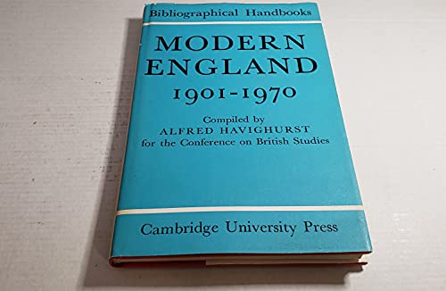 Stock image for Modern England, 1901-1970 for sale by Better World Books