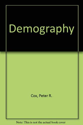 9780521210034: Demography