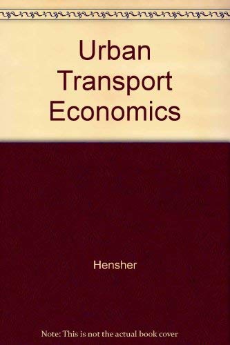 Beispielbild fr Urban Transport Economics. zum Verkauf von Plurabelle Books Ltd