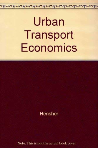 Stock image for Urban Transport Economics. for sale by Plurabelle Books Ltd