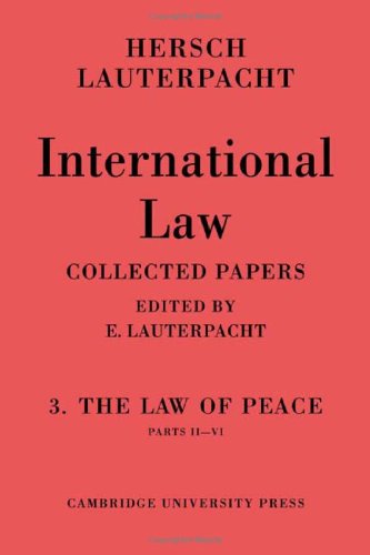 Stock image for International Law:Parts II-VI for sale by Mispah books