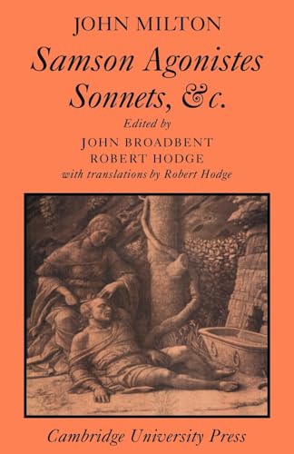 9780521214742: Samson Agonistes (Cambridge Milton Series for Schools and Colleges)