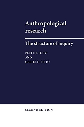9780521216739: Anthropological Research: The Structure of Inquiry
