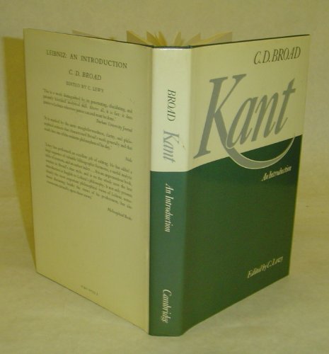 Kant : An Introduction - Broad, O. D.