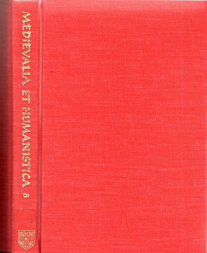 Beispielbild fr Medievalia et humanistica. Studies in Medieval and Renaissance Culture. New Series, Number 8. 1977. zum Verkauf von Powell's Bookstores Chicago, ABAA