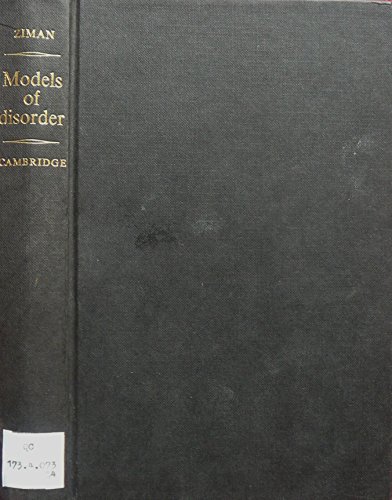 9780521217842: Models of Disorder: The Theoretical Physics of Homogeneously Disordered Systems