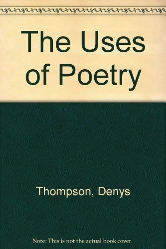 Imagen de archivo de The Uses of Poetry a la venta por Row By Row Bookshop