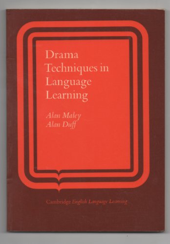 Imagen de archivo de Drama Techniques Lang Teaching a la venta por SecondSale