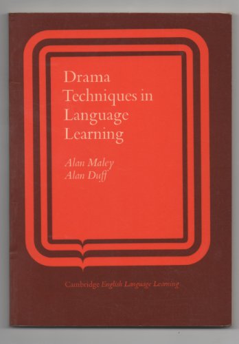 9780521218771: Drama Techniques Lang Teaching