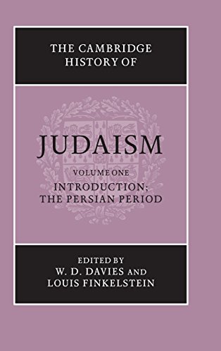 9780521218801: The Cambridge History of Judaism: Volume 1, Introduction: The Persian Period