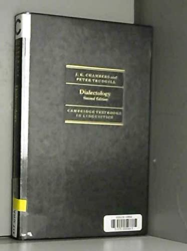 9780521224017: Dialectology (Cambridge Textbooks in Linguistics)