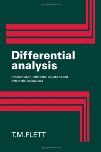 Stock image for Differential Analysis for sale by Better World Books