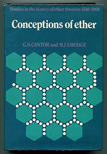 Beispielbild fr Conceptions of Ether: Studies in the History of Ether Theories, 1740-1900. zum Verkauf von Jeff Weber Rare Books