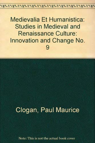 Imagen de archivo de Medievalia Et Humanistica: Studies in Medieval and Renaissance Culture a la venta por Better World Books