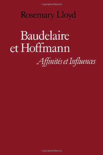 9780521224598: Baudelaire et Hoffmann: Affinits et Influences