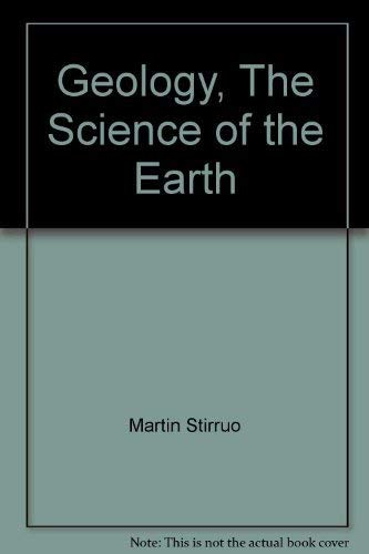 Geology: The Science of the Earth (9780521225670) by Stirrup, Martin