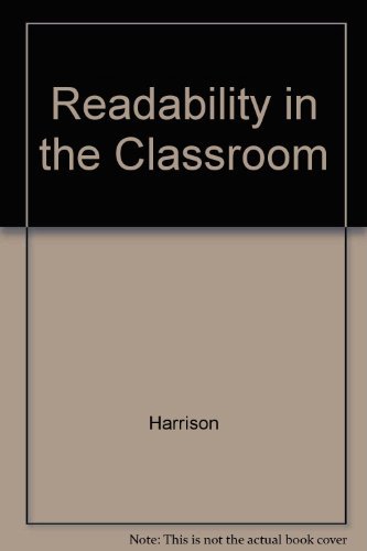 Imagen de archivo de Readability in the Classroom a la venta por Better World Books