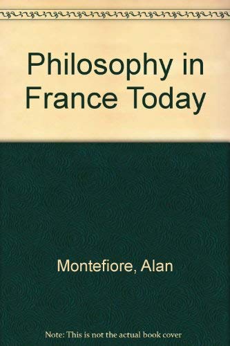 Beispielbild fr Philosophy in France Today zum Verkauf von Anybook.com