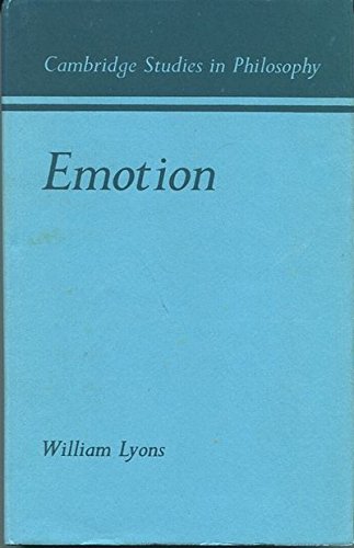 Imagen de archivo de Emotion a la venta por ThriftBooks-Atlanta