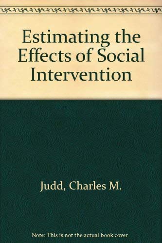 Imagen de archivo de Estimating the Effects of Social Intervention a la venta por ThriftBooks-Dallas