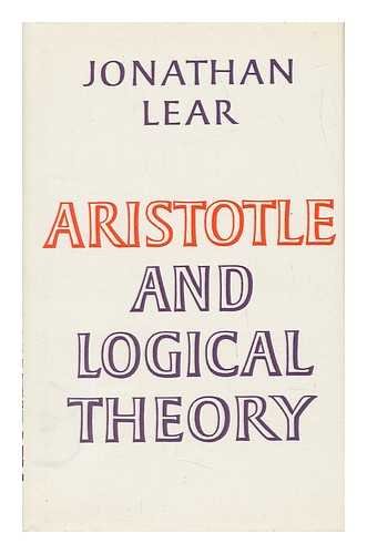 Imagen de archivo de Aristotle and Logical Theory a la venta por Yes Books