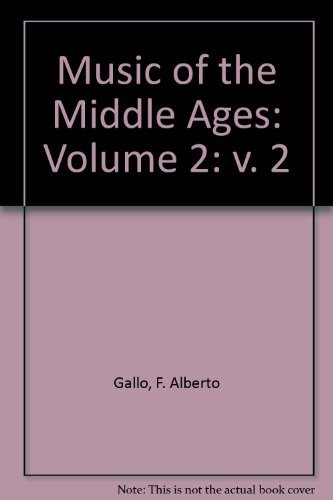 Beispielbild fr Music of the Middle Ages (Volume 2) zum Verkauf von Anybook.com
