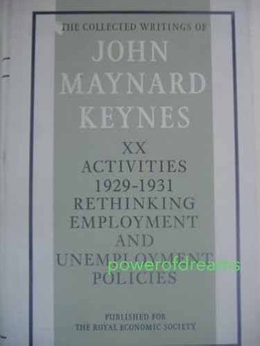 The Collected Writings of John Maynard Keynes (Volume 20) (9780521230728) by Keynes, John Maynard