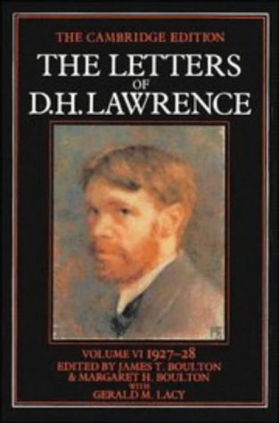 Stock image for The Letters of D. H. Lawrence, 1927-28 for sale by Better World Books: West
