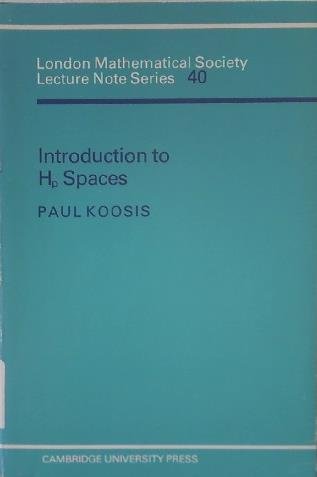 9780521231596: Introduction to Hp Spaces