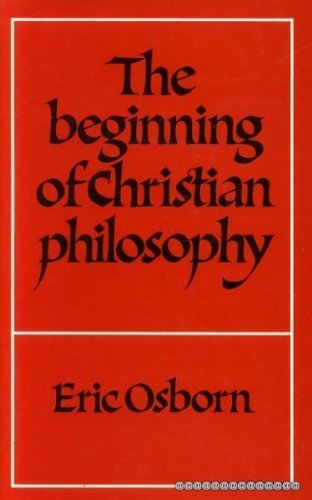 9780521231794: The Beginning of Christian Philosophy