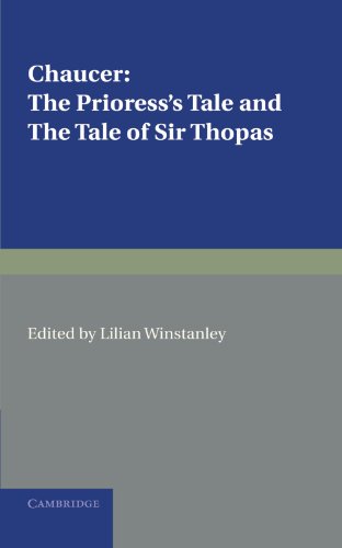 9780521232968: Chaucer: The Prioress's Tale, The Tale of Sir Thopas