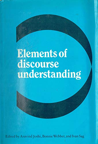 Imagen de archivo de Elements of Discourse Understanding a la venta por ThriftBooks-Atlanta