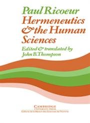 9780521234979: Hermeneutics and the Human Sciences: Essays on Language, Action and Interpretation