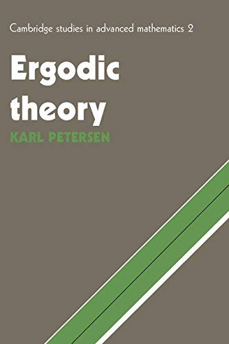 9780521236324: Ergodic Theory (Cambridge Studies in Advanced Mathematics, Series Number 2)