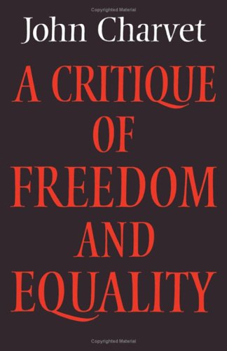 Immagine stock per A Critique of Freedom and Equality