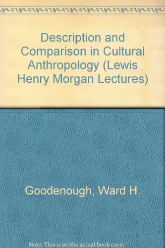 9780521237406: Description and Comparison in Cultural Anthropology