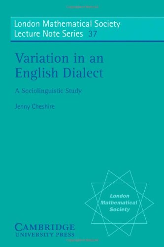 Beispielbild fr Variation in an English Dialect: A Sociolinguistic Study zum Verkauf von PsychoBabel & Skoob Books