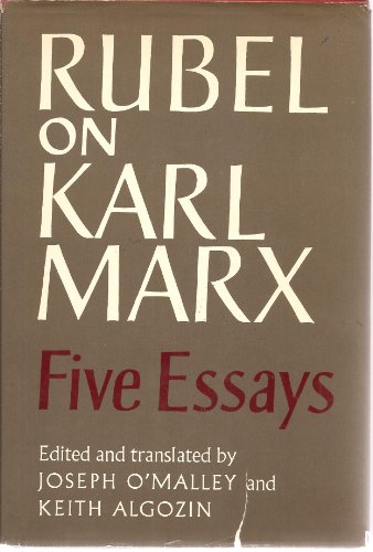 Stock image for Rubel on karl marx : five essay for sale by Yushodo Co., Ltd.