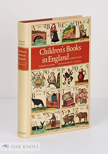 Children s Books in England. Five Centuries of Social Life. Third Ed. revised by B. Alderson.