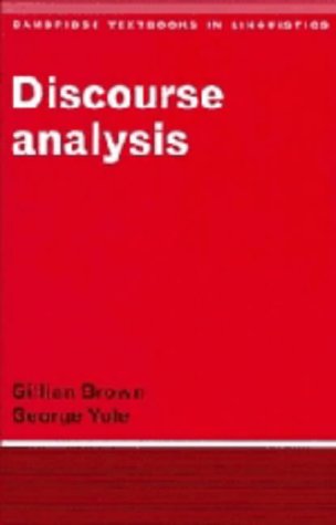 9780521241441: Discourse Analysis (Cambridge Textbooks in Linguistics)