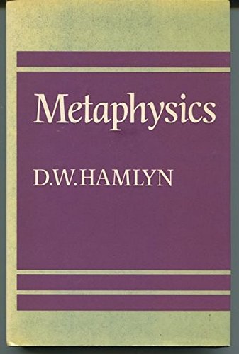 Metaphysics (9780521244497) by Hamlyn, D. W.