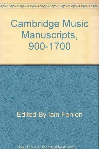 9780521244527: Cambridge Music Manuscripts, 900–1700