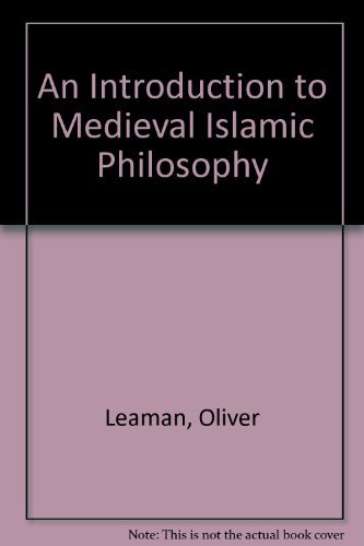 9780521247078: An Introduction to Medieval Islamic Philosophy