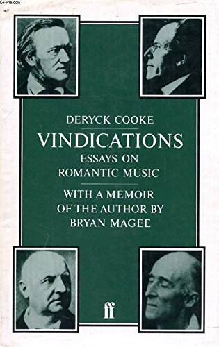 Stock image for Vindications: Essays Romantic Music for sale by ThriftBooks-Atlanta