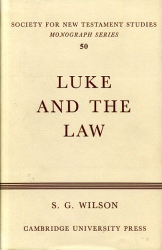 9780521252843: Luke and the Law (Society for New Testament Studies Monograph Series, Series Number 50)