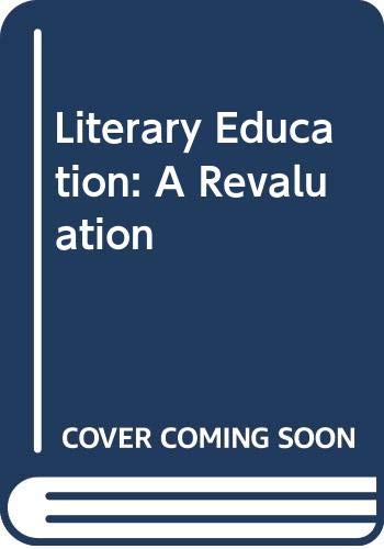 9780521253154: Literary Education: A Revaluation